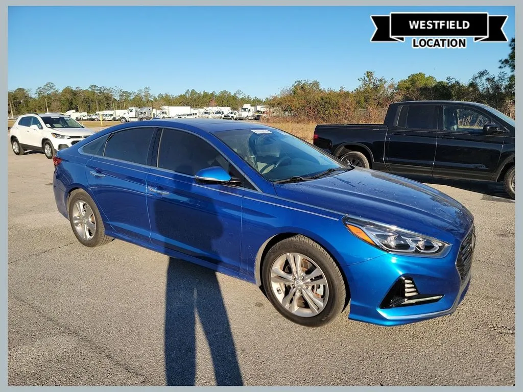 Blue 2018 Hyundai Sonata Limited for sale in Westfield, IN