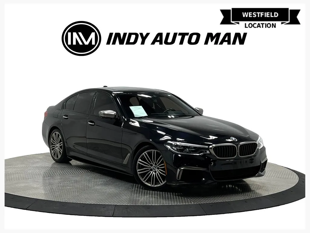 Black 2018 BMW 5 Series M550i xDrive for sale in Westfield, IN