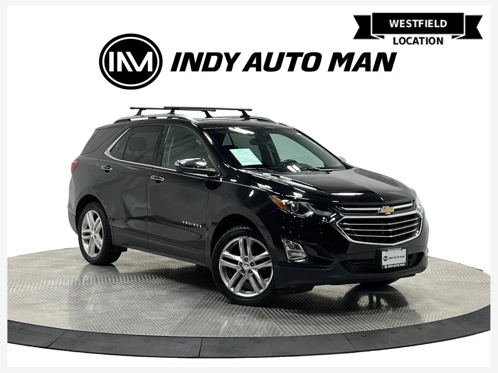 Black 2018 Chevrolet Equinox Premier for sale in Westfield, IN