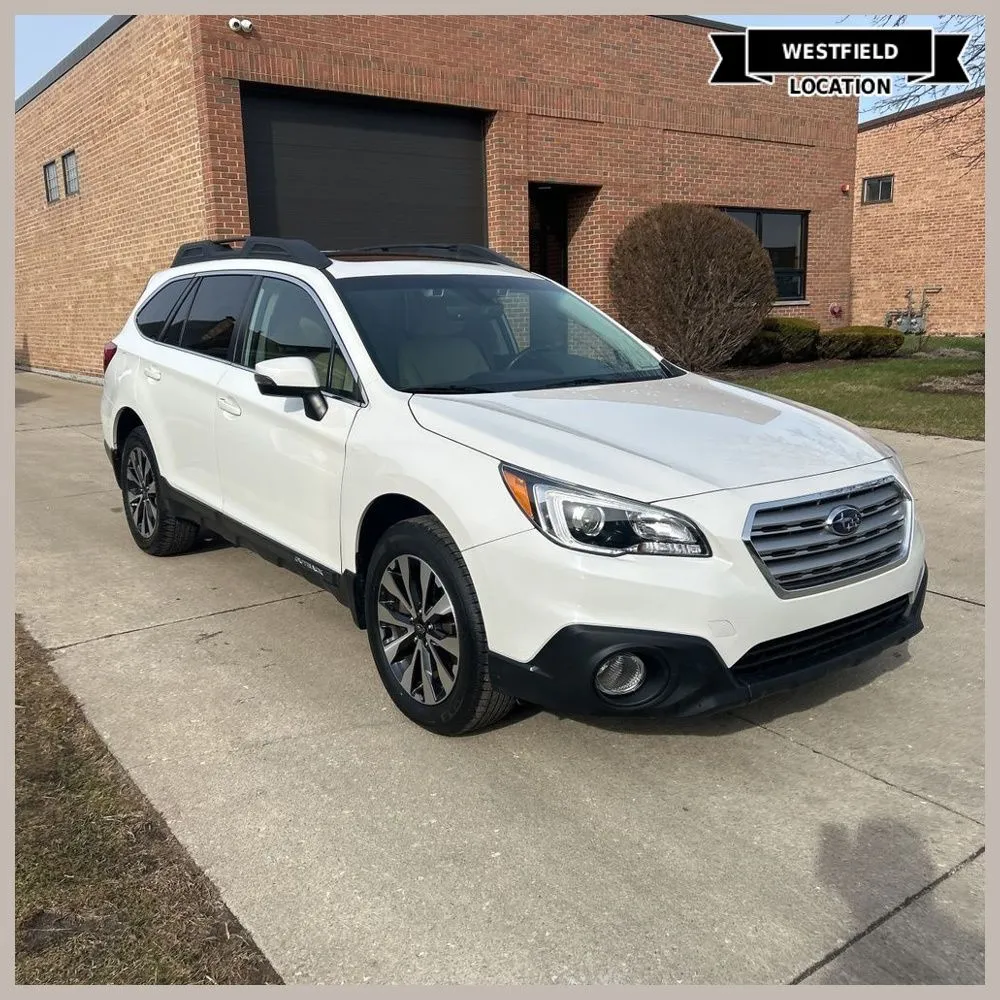 White 2017 Subaru Outback 2.5i Limited for sale in Westfield, IN