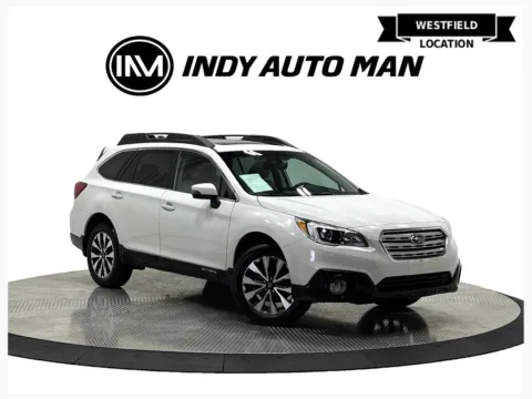 White 2017 Subaru Outback 2.5i Limited for sale in Westfield, IN