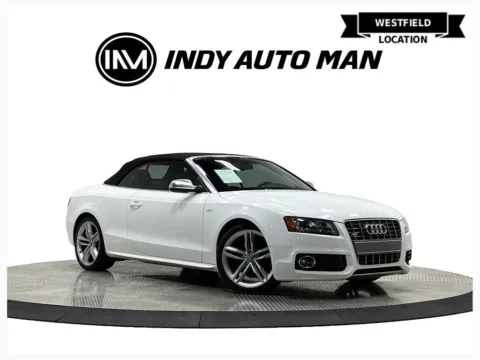 White 2011 Audi S5 3.0 Cabriolet Prestige quattro for sale in Westfield, IN
