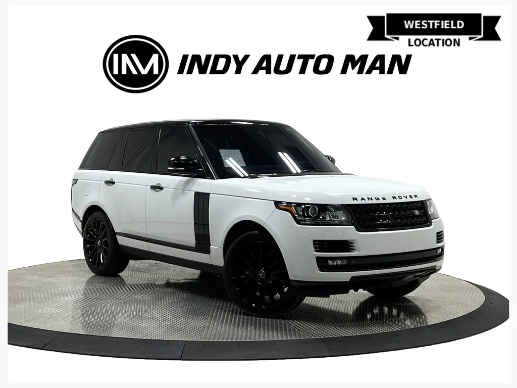 White 2015 Land Rover Range Rover 5.0L V8 Supercharged for sale in Westfield, IN