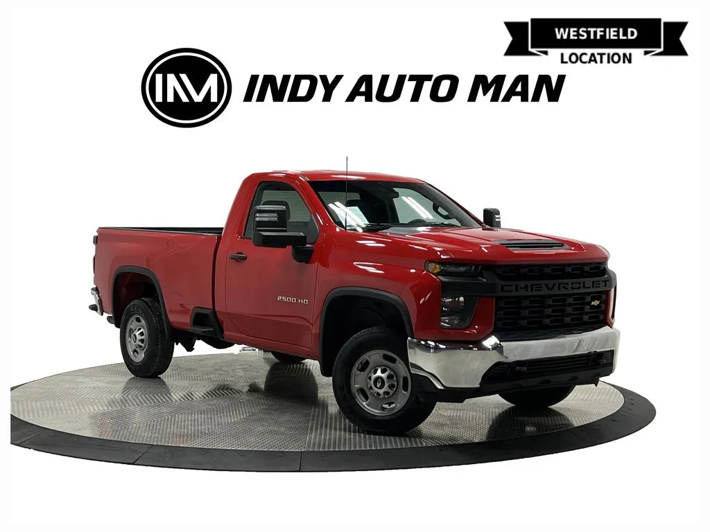 Red 2021 Chevrolet Silverado 2500HD Work Truck for sale in Westfield, IN