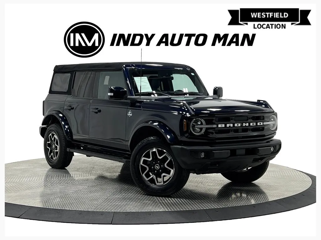 Blue 2021 Ford Bronco Outer Banks for sale in Westfield, IN