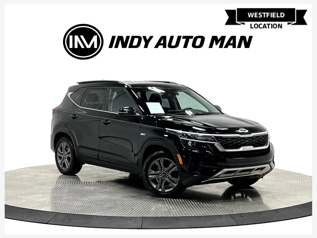 Black 2021 Kia Seltos S for sale in Westfield, IN