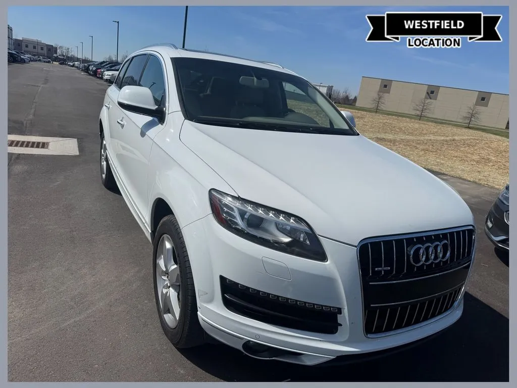 White 2015 Audi Q7 3.0 TDI Premium Plus quattro for sale in Westfield, IN