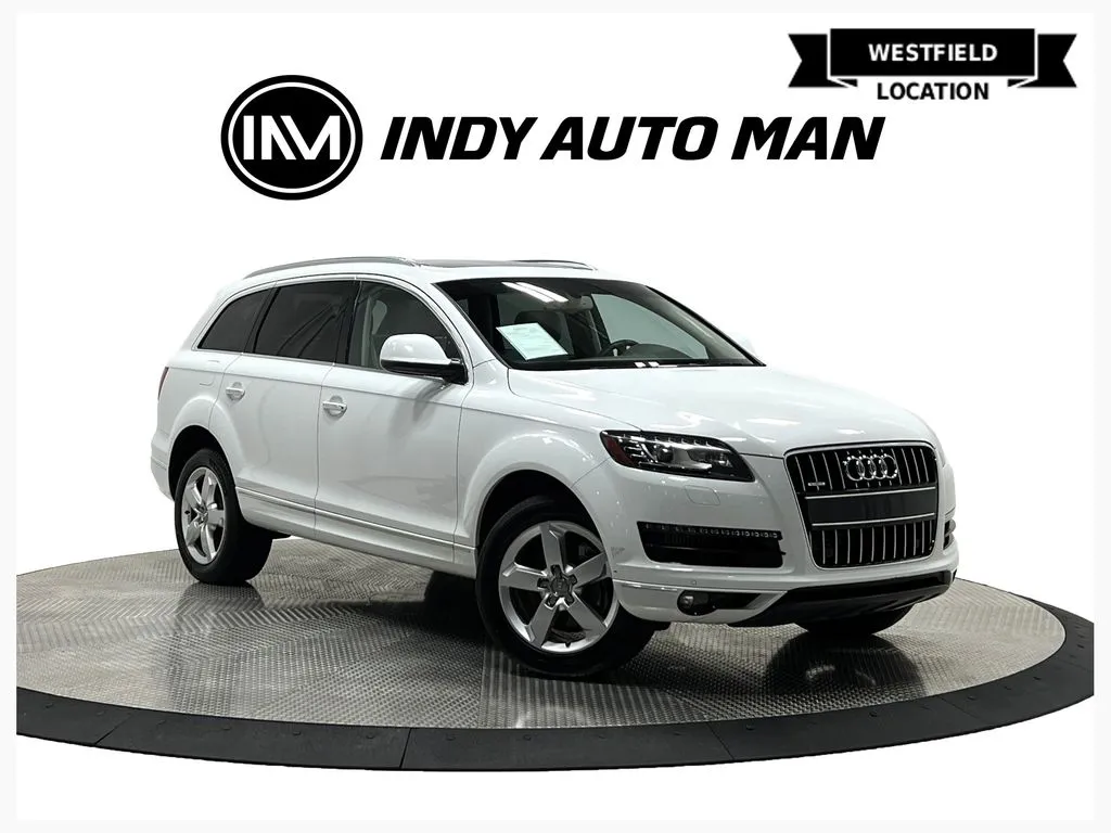 White 2015 Audi Q7 3.0 TDI Premium Plus quattro for sale in Westfield, IN