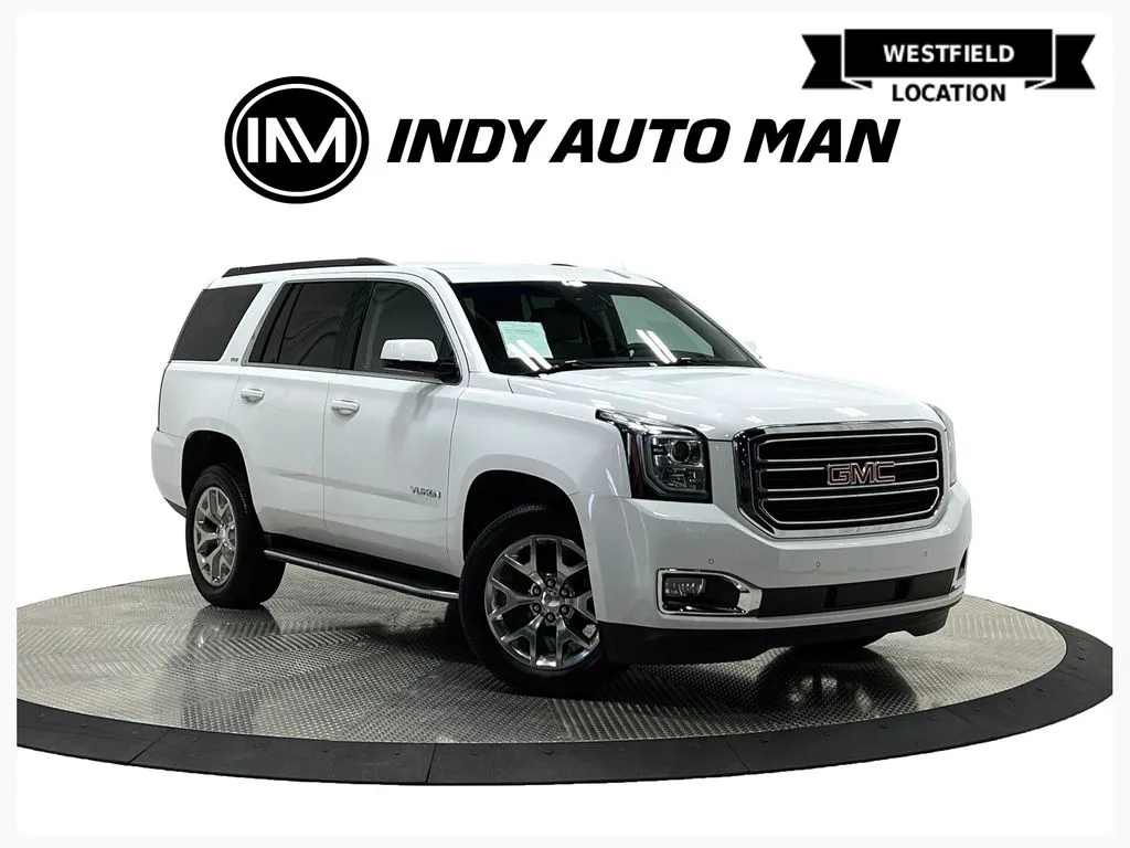 White 2019 GMC Yukon SLT Standard Edition for sale in Westfield, IN