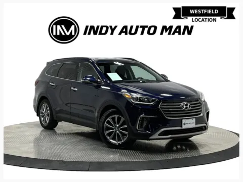 Blue 2017 Hyundai Santa Fe Limited for sale in Westfield, IN