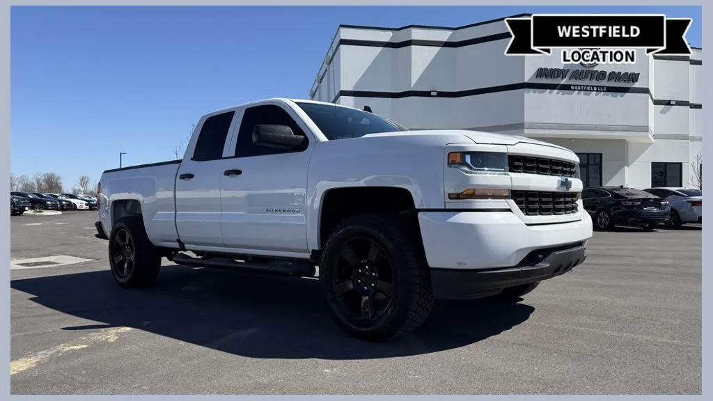 White 2018 Chevrolet Silverado 1500 Custom for sale in Westfield, IN