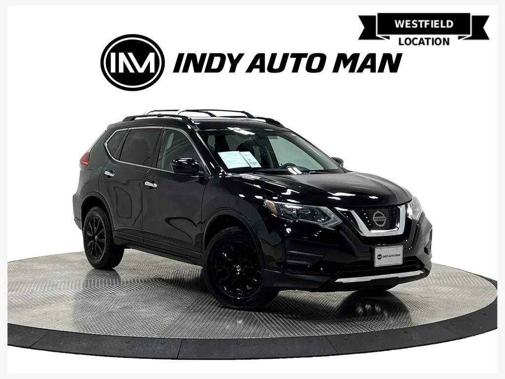 Black 2017 Nissan Rogue SV for sale in Westfield, IN