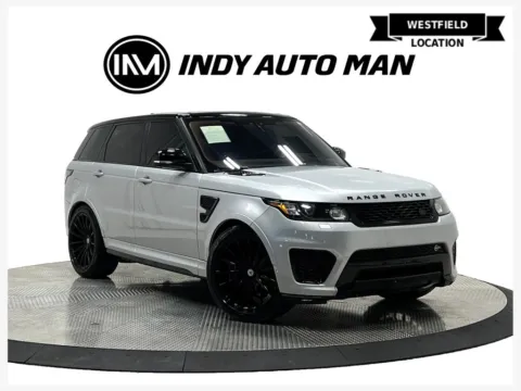 Silver 2017 Land Rover Range Rover Sport 5.0L V8 Supercharged SVR for sale in Westfield, IN
