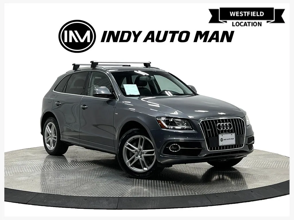 Gray 2016 Audi Q5 3.0T Premium Plus quattro for sale in Westfield, IN