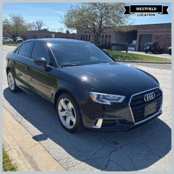 Black 2018 Audi A3 2.0T Premium FrontTrak for sale in Westfield, IN