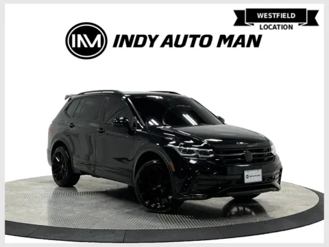 Black 2022 Volkswagen Tiguan 2.0T SEL R-Line for sale in Westfield, IN