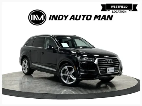 Black 2019 Audi Q7 55 Prestige quattro for sale in Westfield, IN