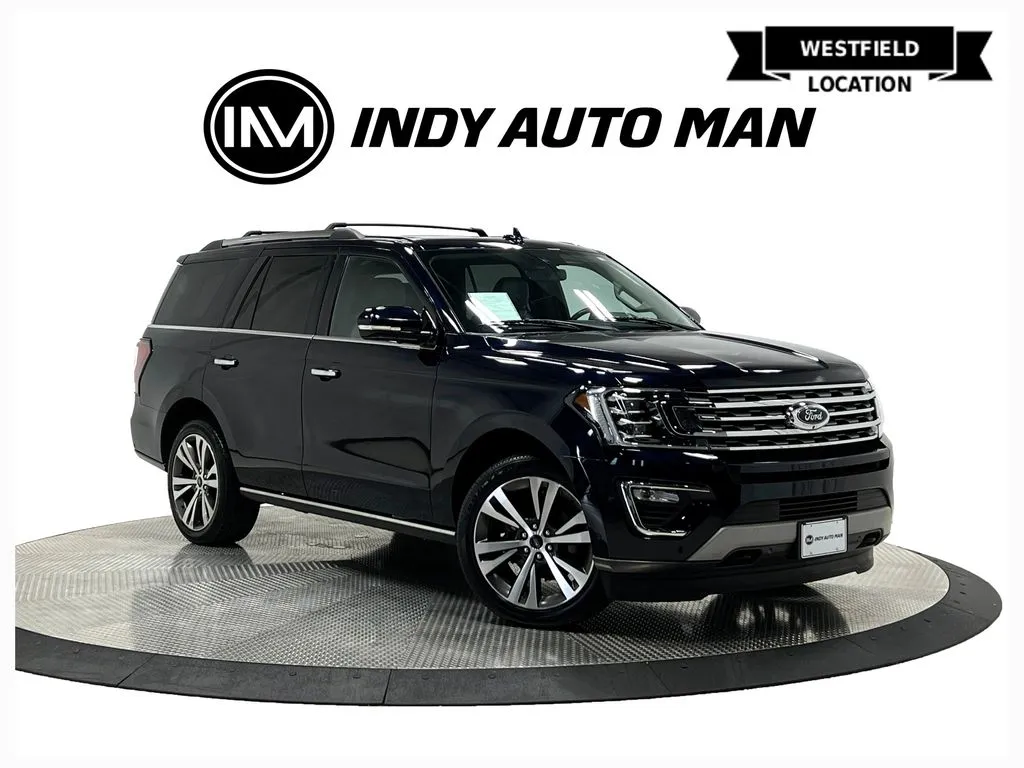 Blue 2021 Ford Expedition Limited for sale in Westfield, IN