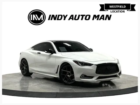 White 2018 INFINITI Q60 3.0t LUXE for sale in Westfield, IN