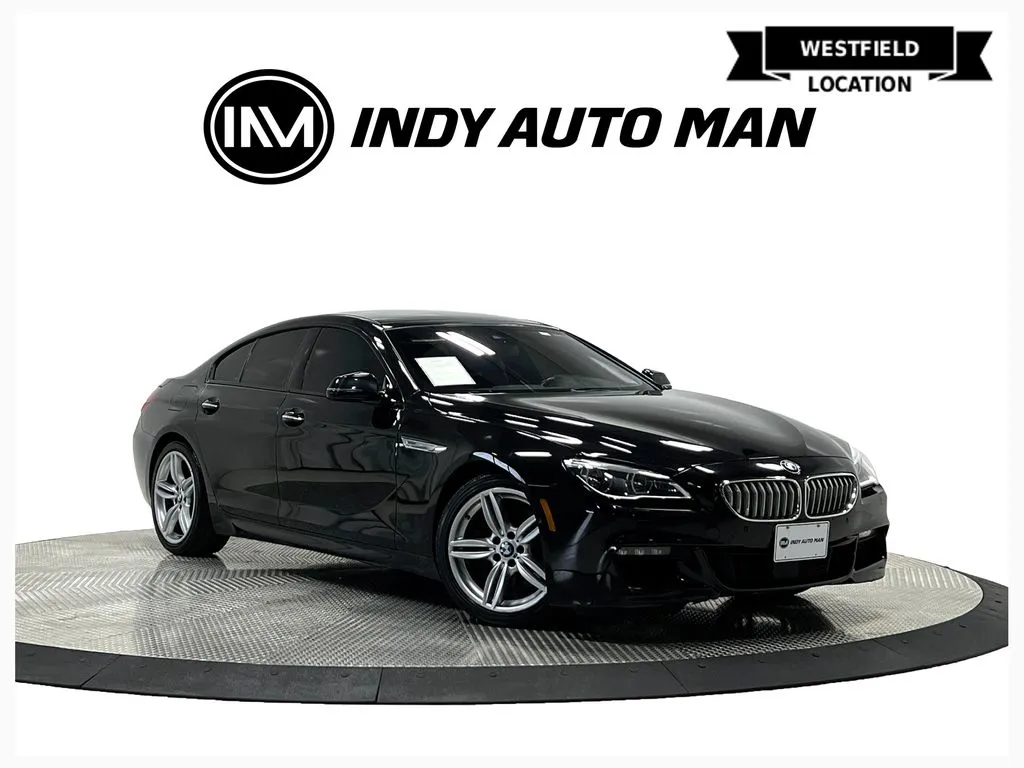 Black 2016 BMW 6 Series 650i xDrive Gran Coupe for sale in Westfield, IN