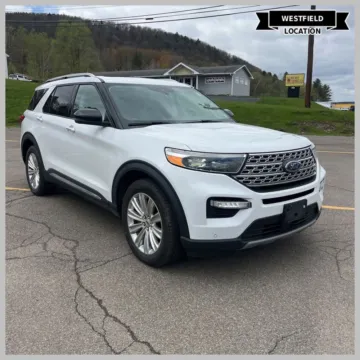 White 2020 Ford Explorer Limited for sale in Westfield, IN