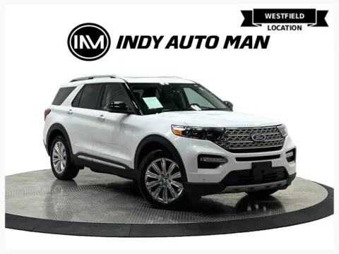White 2020 Ford Explorer Limited for sale in Westfield, IN