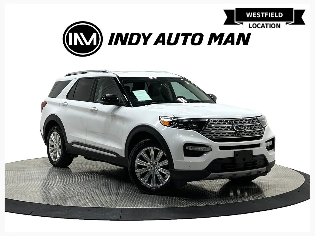 White 2020 Ford Explorer Limited for sale in Westfield, IN