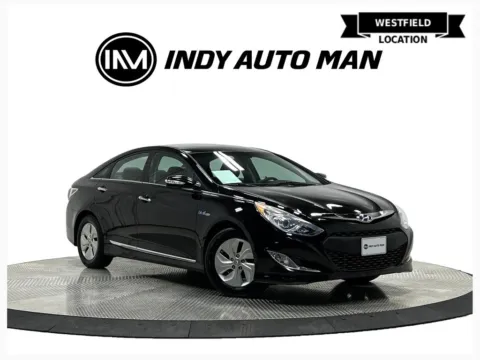 Black 2015 Hyundai Sonata Hybrid for sale in Westfield, IN