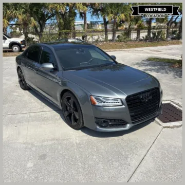 Gray 2018 Audi A8 L 4.0T Sport quattro for sale in Westfield, IN