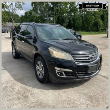 Black 2016 Chevrolet Traverse 2LT for sale in Westfield, IN