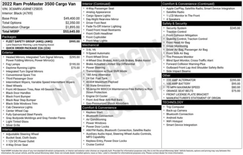 Photos of 2022 Ram ProMaster 3500 High Roof for sale in Westfield, IN at Indy Auto Man - Westfield