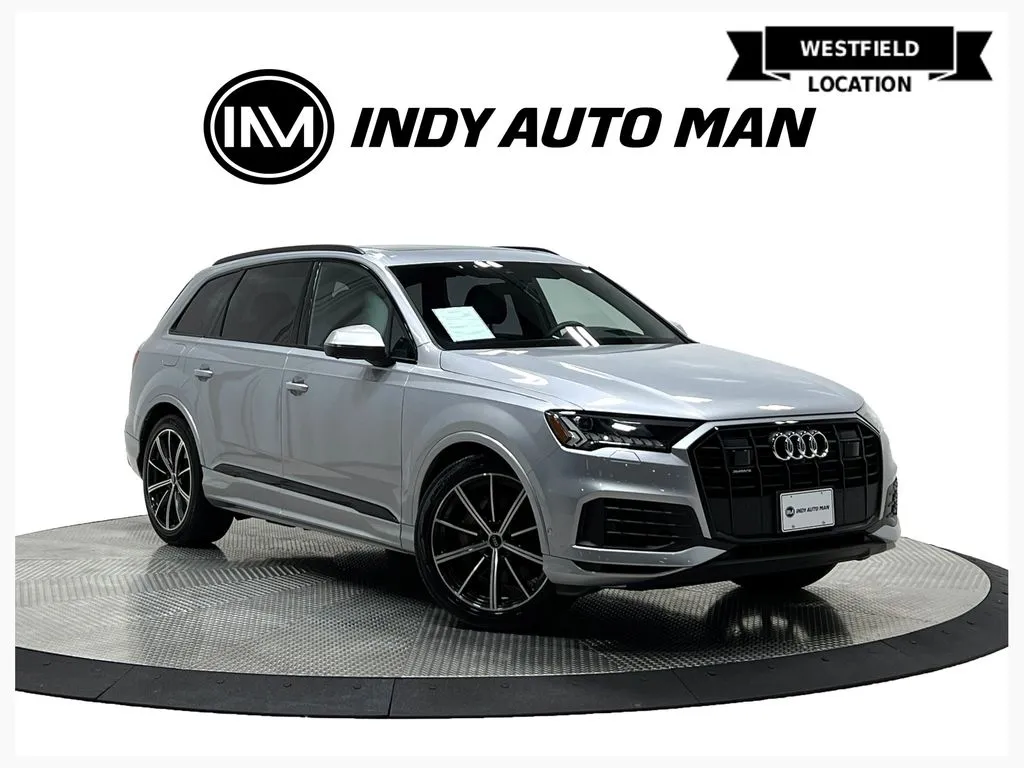 Silver 2021 Audi Q7 55 Prestige quattro for sale in Westfield, IN