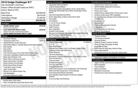 Photos of 2018 Dodge Challenger R/T for sale in Westfield, IN at Indy Auto Man - Westfield
