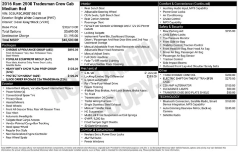 Photos of 2016 Ram 2500 Tradesman for sale in Westfield, IN at Indy Auto Man - Westfield