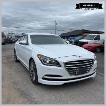 White 2015 Hyundai Genesis 3.8 for sale in Westfield, IN