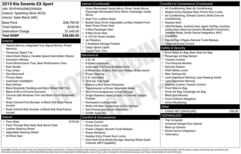 Photos of 2019 Kia Sorento EX Sport for sale in Westfield, IN at Indy Auto Man - Westfield