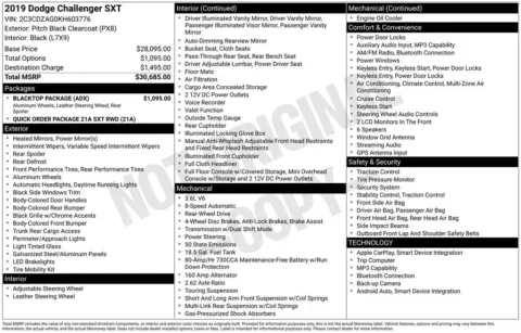 Photos of 2019 Dodge Challenger SXT for sale in Westfield, IN at Indy Auto Man - Westfield