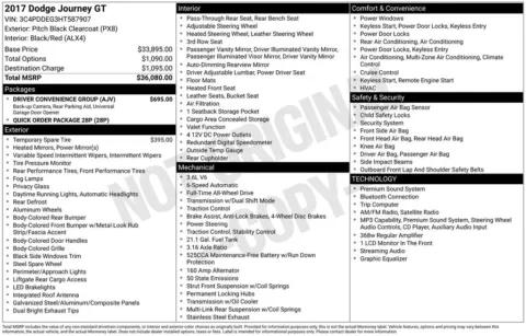 Photos of 2017 Dodge Journey GT for sale in Westfield, IN at Indy Auto Man - Westfield