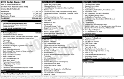 Photos of 2017 Dodge Journey GT for sale in Westfield, IN at Indy Auto Man - Westfield