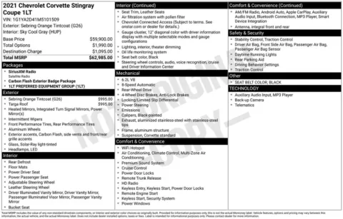 Photos of 2021 Chevrolet Corvette Stingray 1LT for sale in Westfield, IN at Indy Auto Man - Westfield
