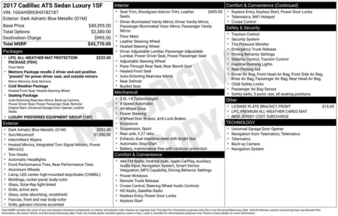 Photos of 2017 Cadillac ATS 2.0L Turbo Luxury for sale in Westfield, IN at Indy Auto Man - Westfield