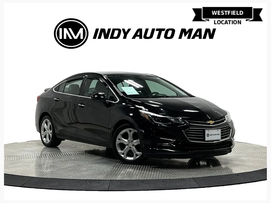 Black 2016 Chevrolet Cruze Premier for sale in Westfield, IN