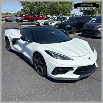 White 2021 Chevrolet Corvette Stingray 2LT for sale in Westfield, IN