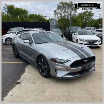 Silver 2021 Ford Mustang EcoBoost for sale in Westfield, IN