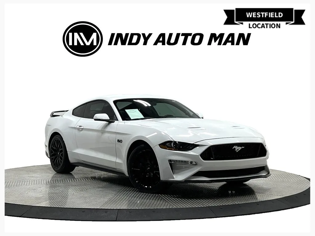 White 2019 Ford Mustang GT Premium for sale in Westfield, IN