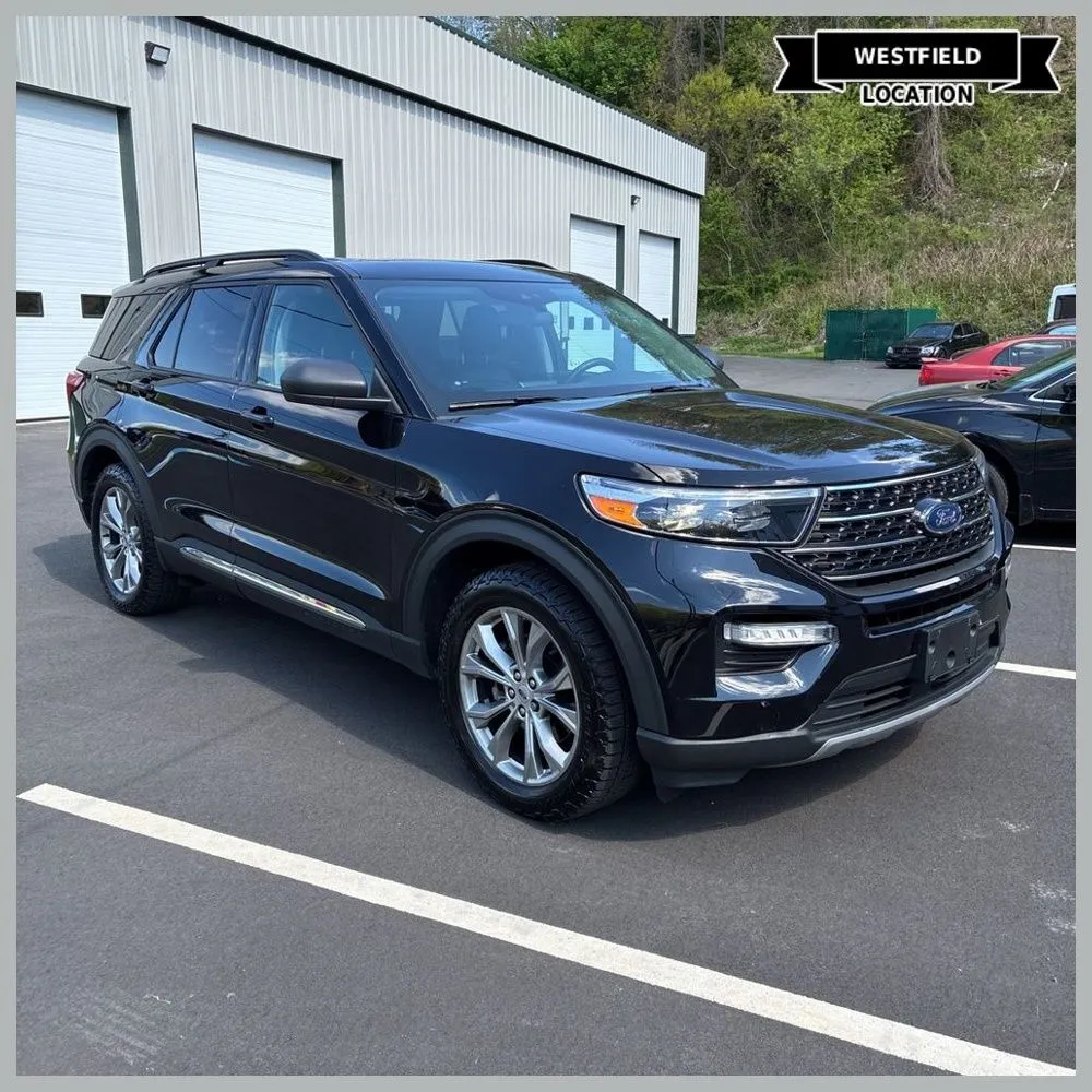 Black 2021 Ford Explorer XLT for sale in Westfield, IN