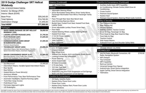 Photos of 2019 Dodge Challenger SRT Hellcat Widebody for sale in Westfield, IN at Indy Auto Man - Westfield