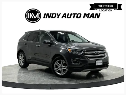 Gray 2017 Ford Edge Titanium for sale in Westfield, IN