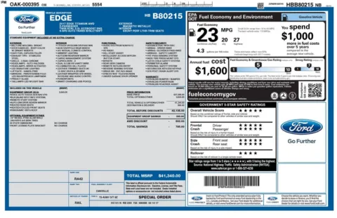 Photos of 2017 Ford Edge Titanium for sale in Westfield, IN at Indy Auto Man - Westfield