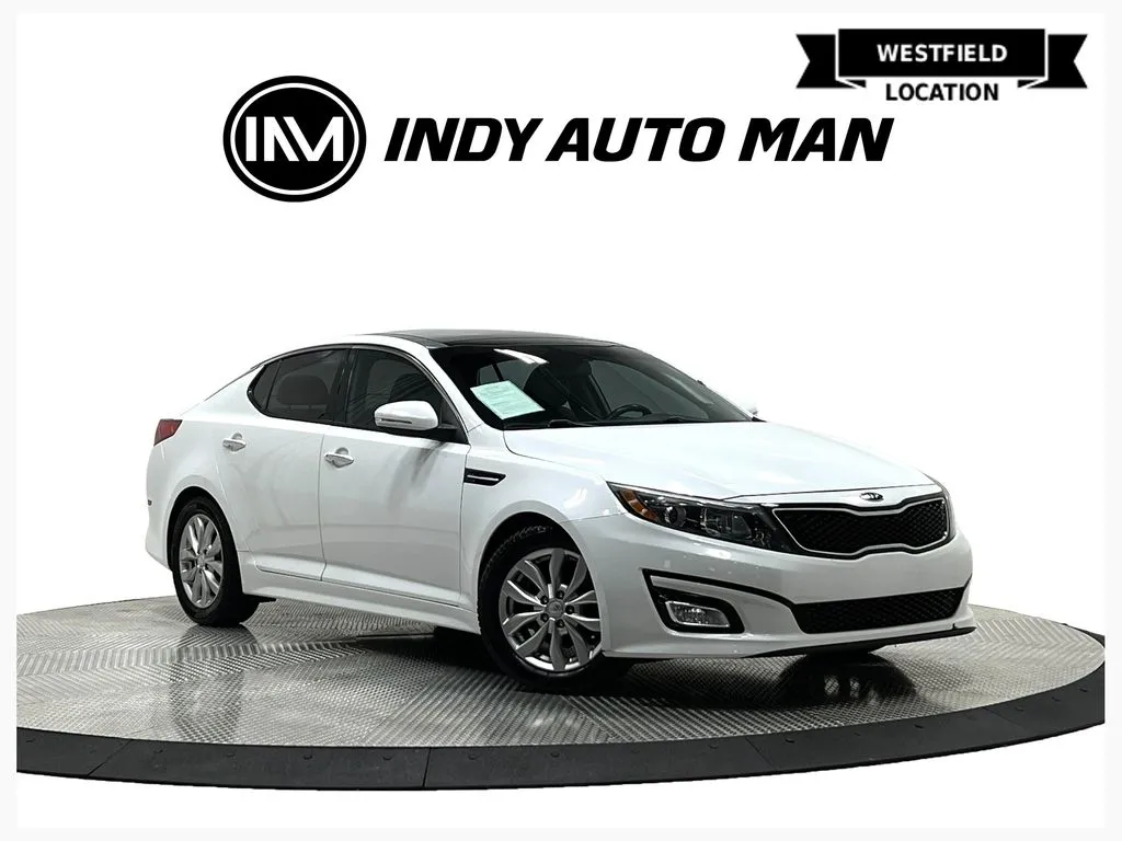 White 2015 Kia Optima EX for sale in Westfield, IN